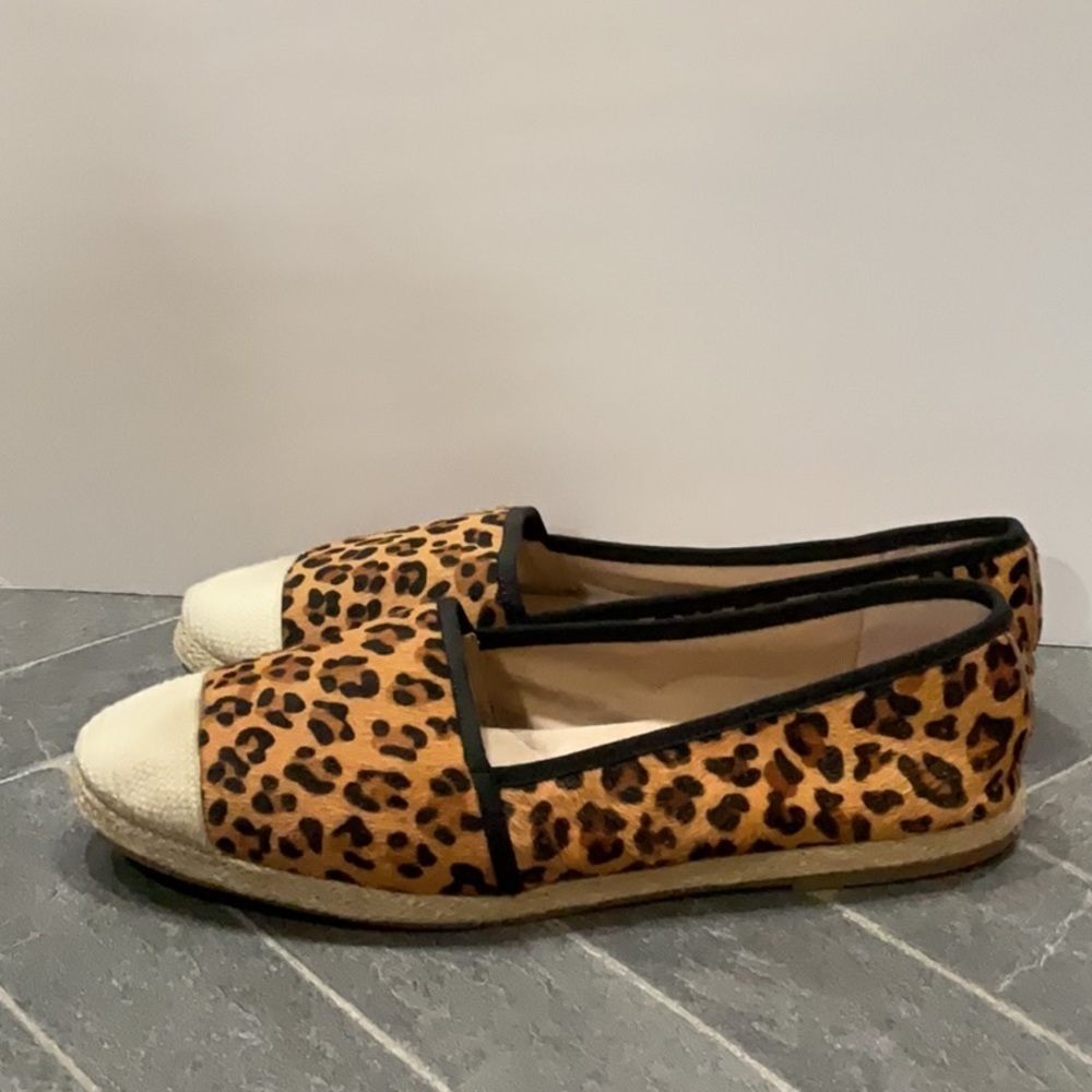 David Tate Leopard Print Espadrilles